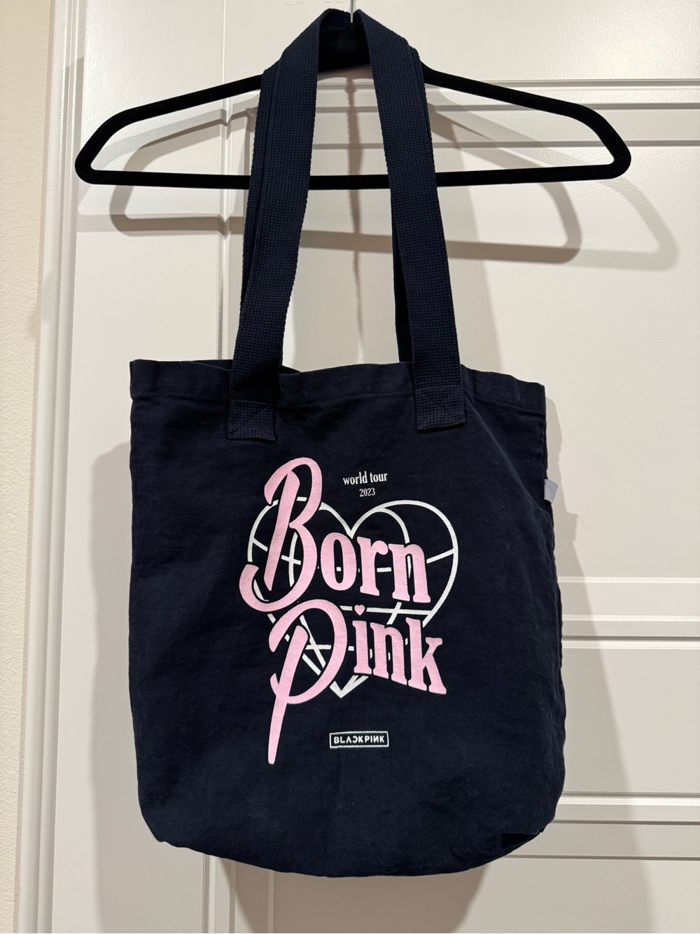 Black Pink Born Pink Canvas Tote Bag